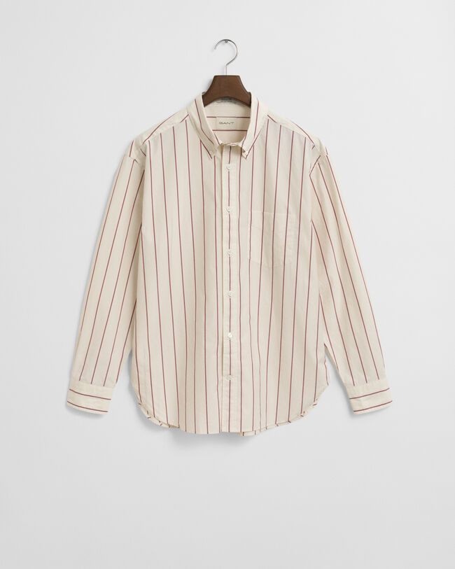 Relaxed Fit Striped Heritage Poplin overhemd