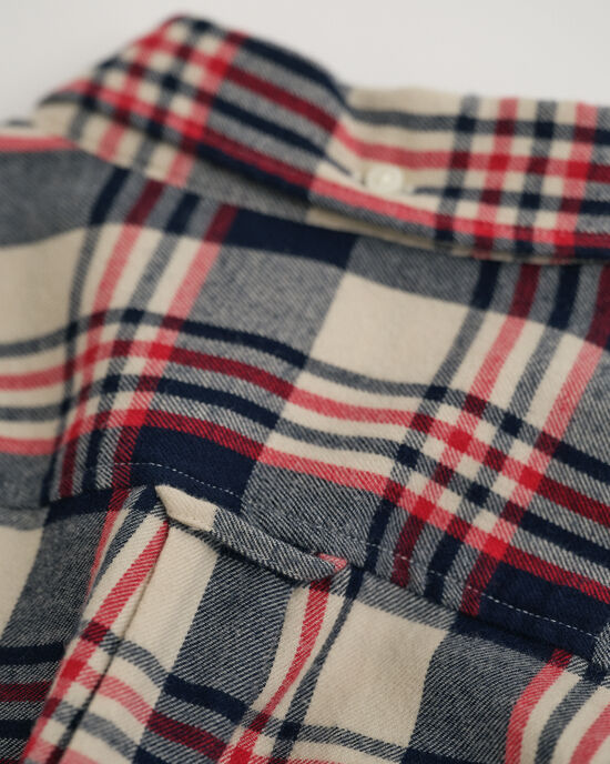 Teens flanellen overhemd met ruiten