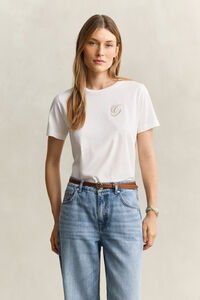 T-shirt met letters