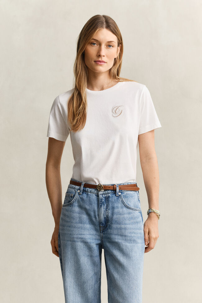 T-shirt met letters