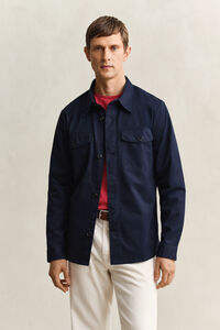 Overshirt van keperkatoen