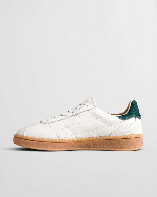 Cuzima gewatteerde sneakers van leer