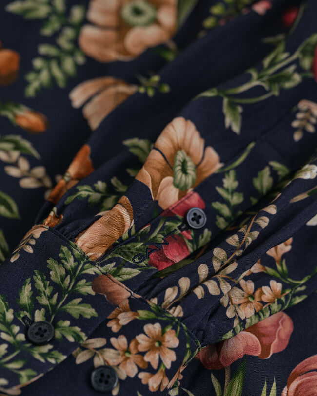 Relaxed Fit overhemd van viscose met bloemenprint