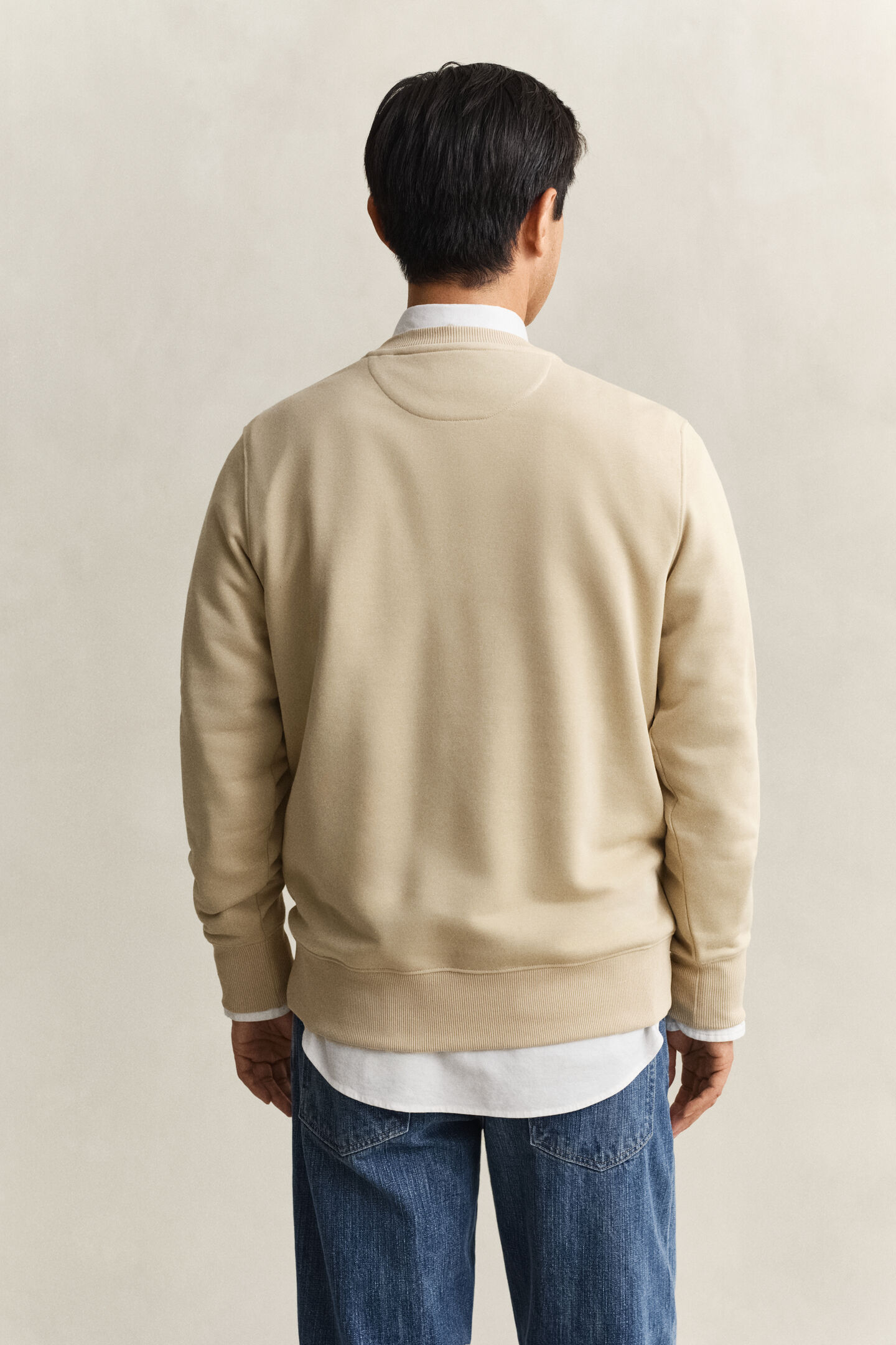 Shield sweatshirt met ronde hals
