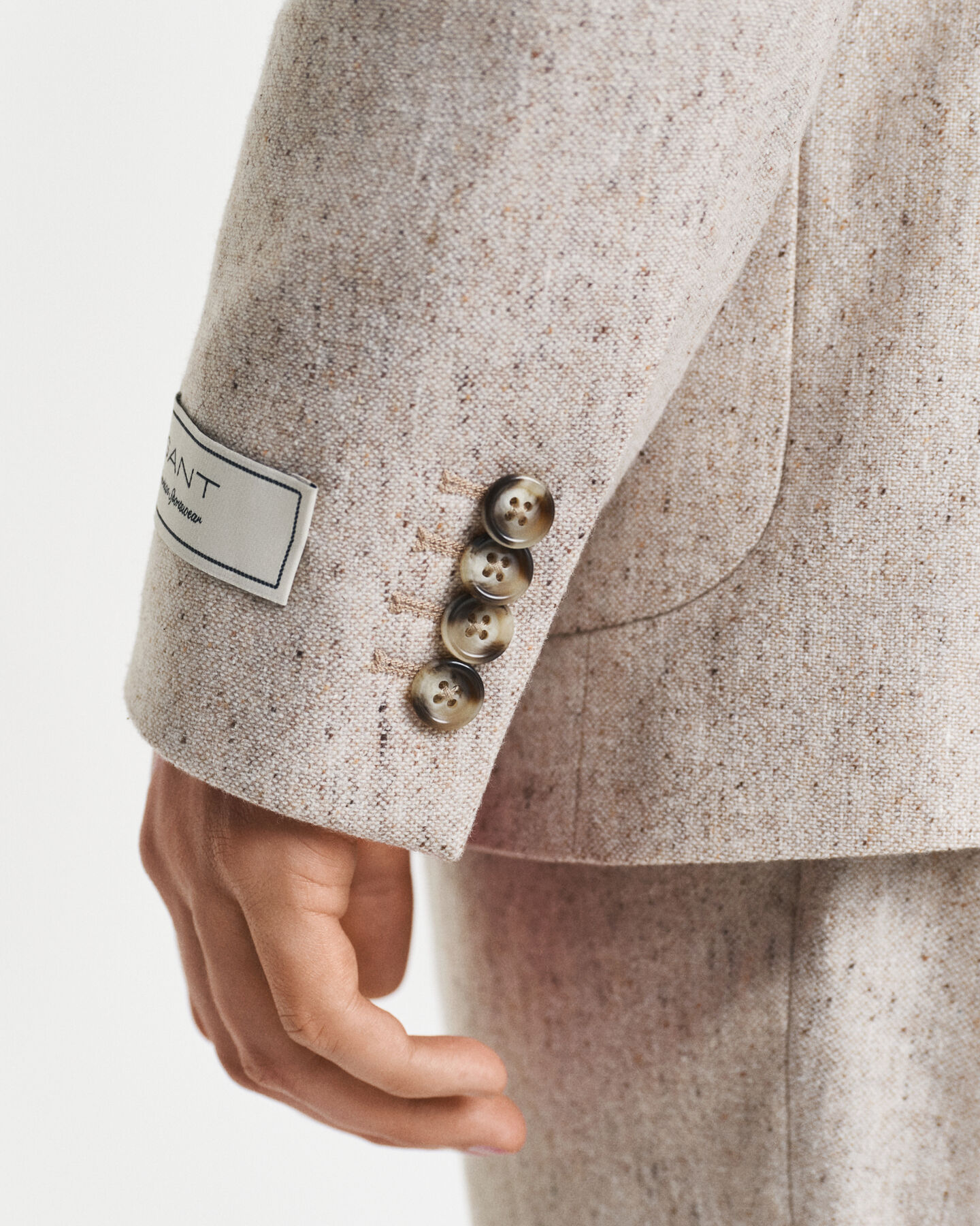 Slim Fit Donegal kostuumjasje