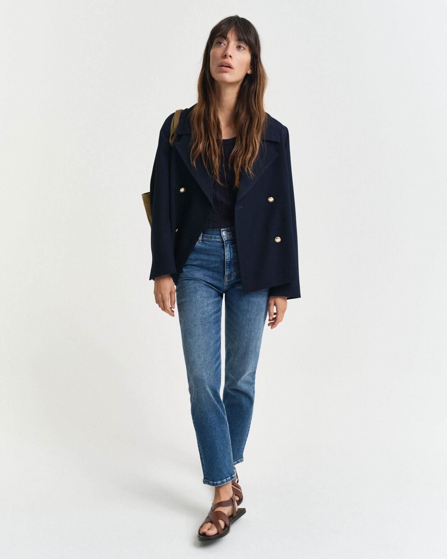 Slim Fit cropped jeans