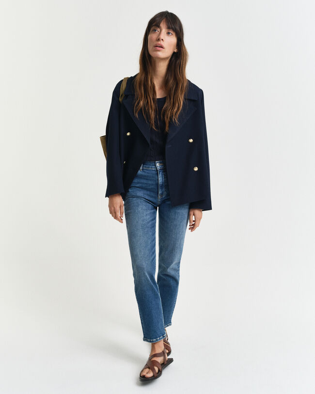 Slim Fit cropped jeans