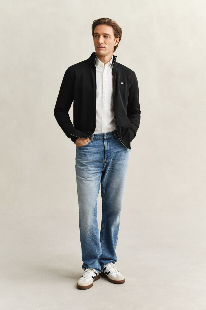 Shield sweatshirt met ritssluiting