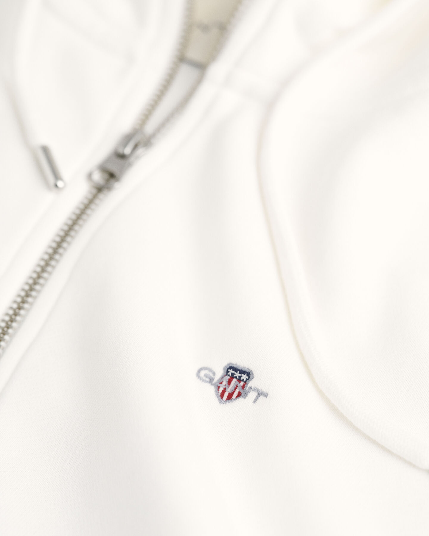 Shield hoodie met ritssluiting