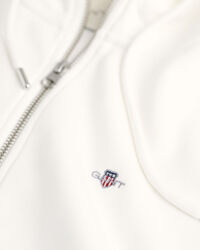 Shield hoodie met ritssluiting