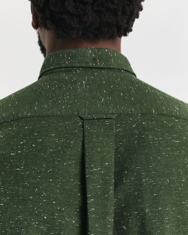 Regular Fit flanellen overhemd met kleuraccent