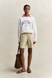 Sweatshirt met ronde hals en grafische print