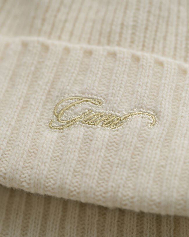 Cadeauset met beanie en sjaal met logo