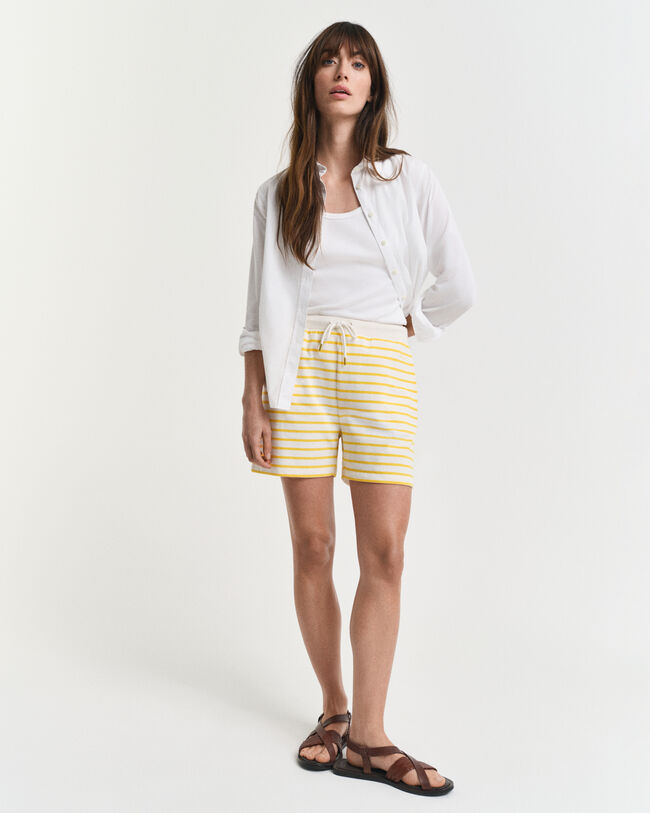 Jersey short met Bretonse streep