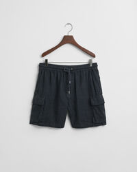 Regular Fit linnen cargoshort