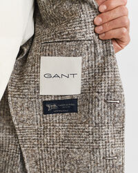 Gebreide blazer met ruiten