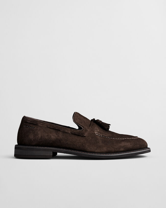 Lozham su&egrave;de loafers