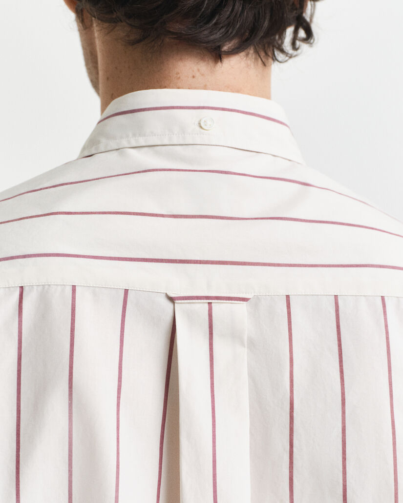 Relaxed Fit Striped Heritage Poplin overhemd