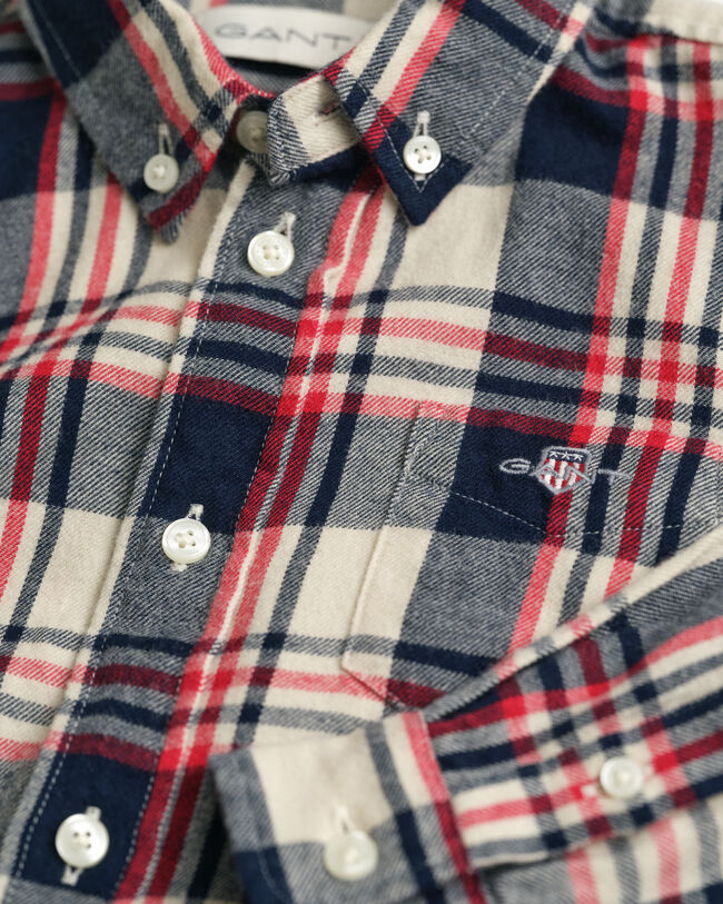 Kids flanellen overhemd met ruiten