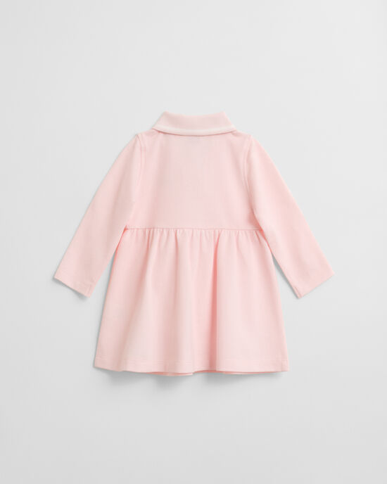 Baby Girl Shield piqu&eacute; Rugger-jurk