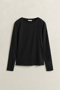 T-shirt met lange mouwen van licht katoen