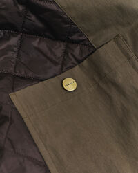 Outdoorjack van gewaxt katoen