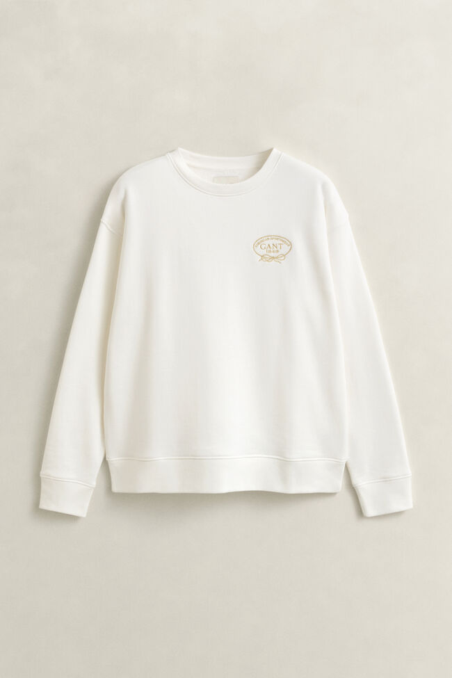 Sweatshirt met touwafbeelding