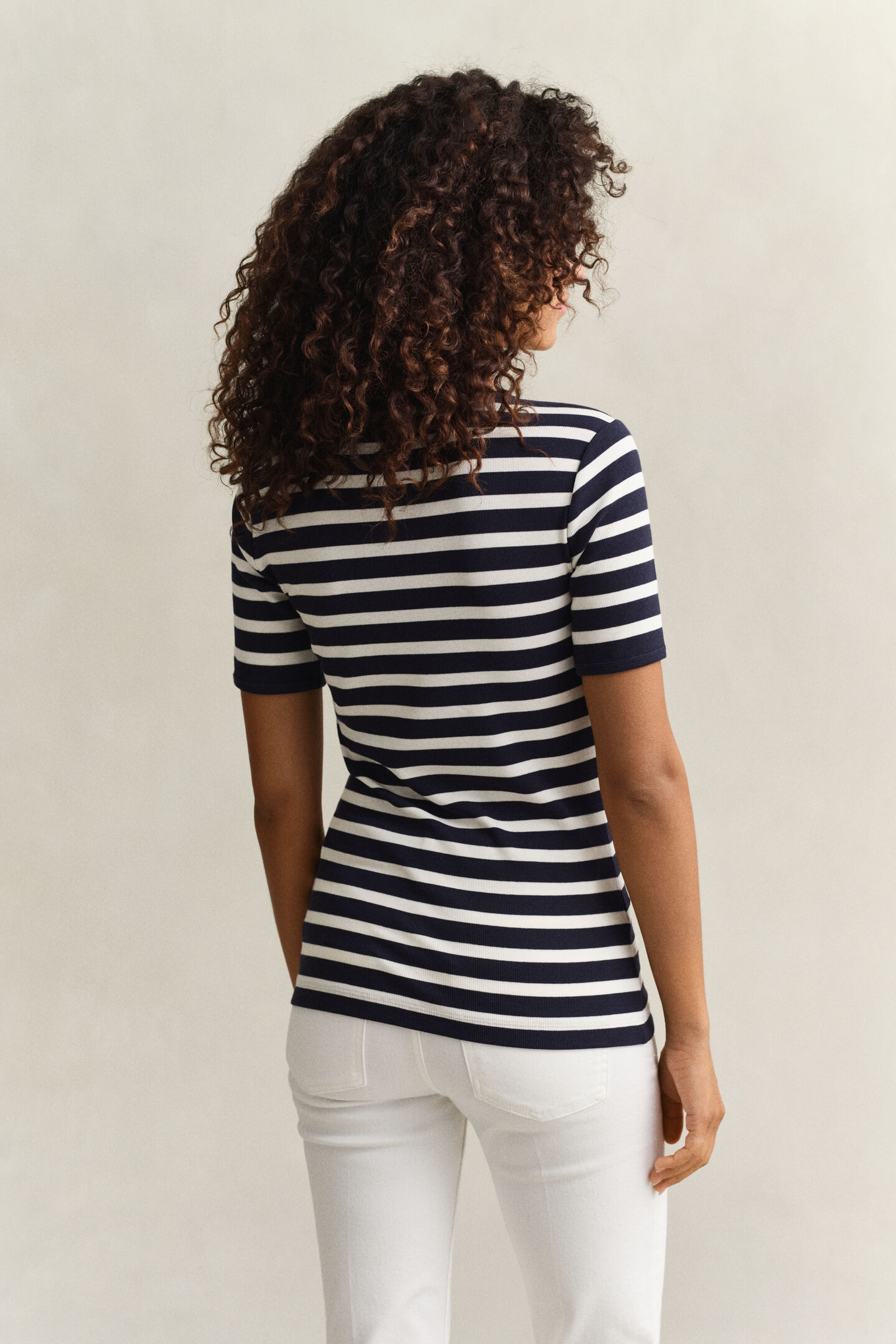Geribd T-shirt met strepen