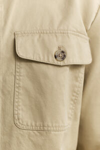 Overshirt van keperkatoen
