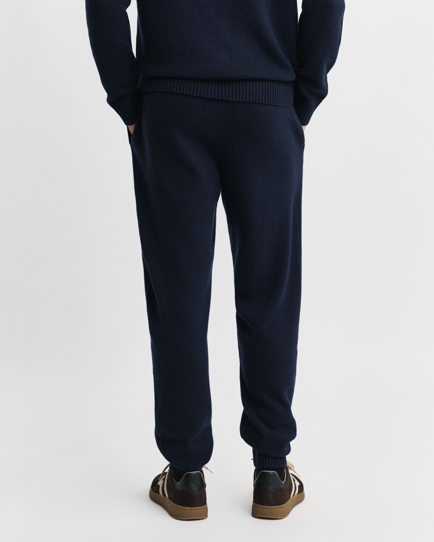 Gebreide broek van kasjmiermix