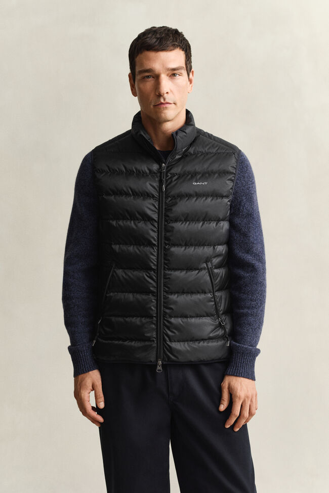 Lichte donsbodywarmer