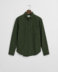 Regular Fit flanellen overhemd met kleuraccent