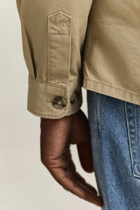 Overshirt van keperkatoen
