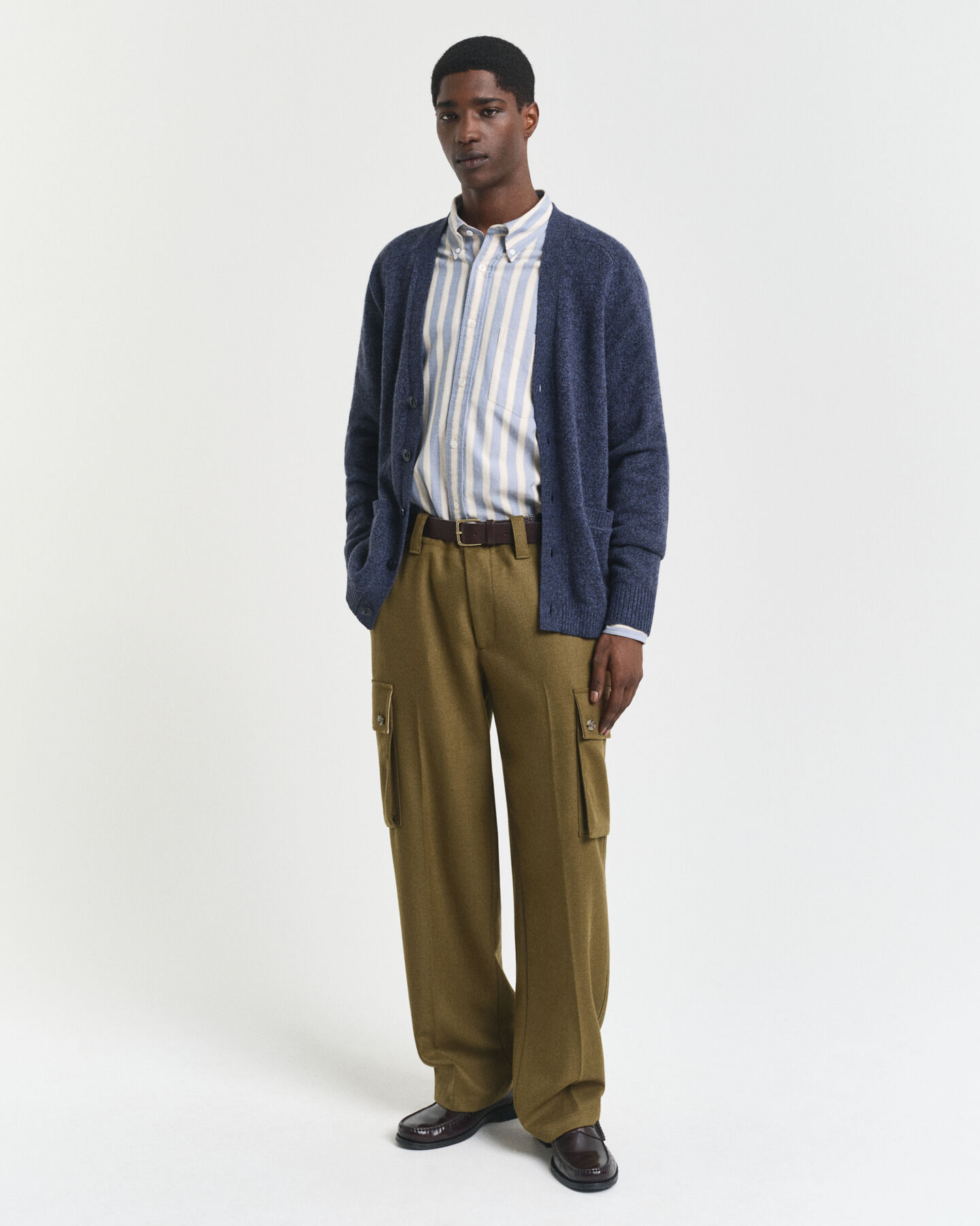 Vest van moulin&eacute; wolmix