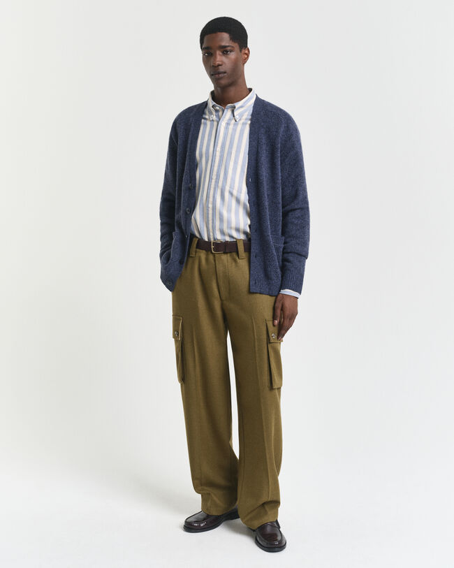 Vest van moulin&eacute; wolmix