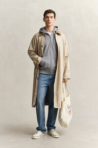 Shield hoodie met ritssluiting