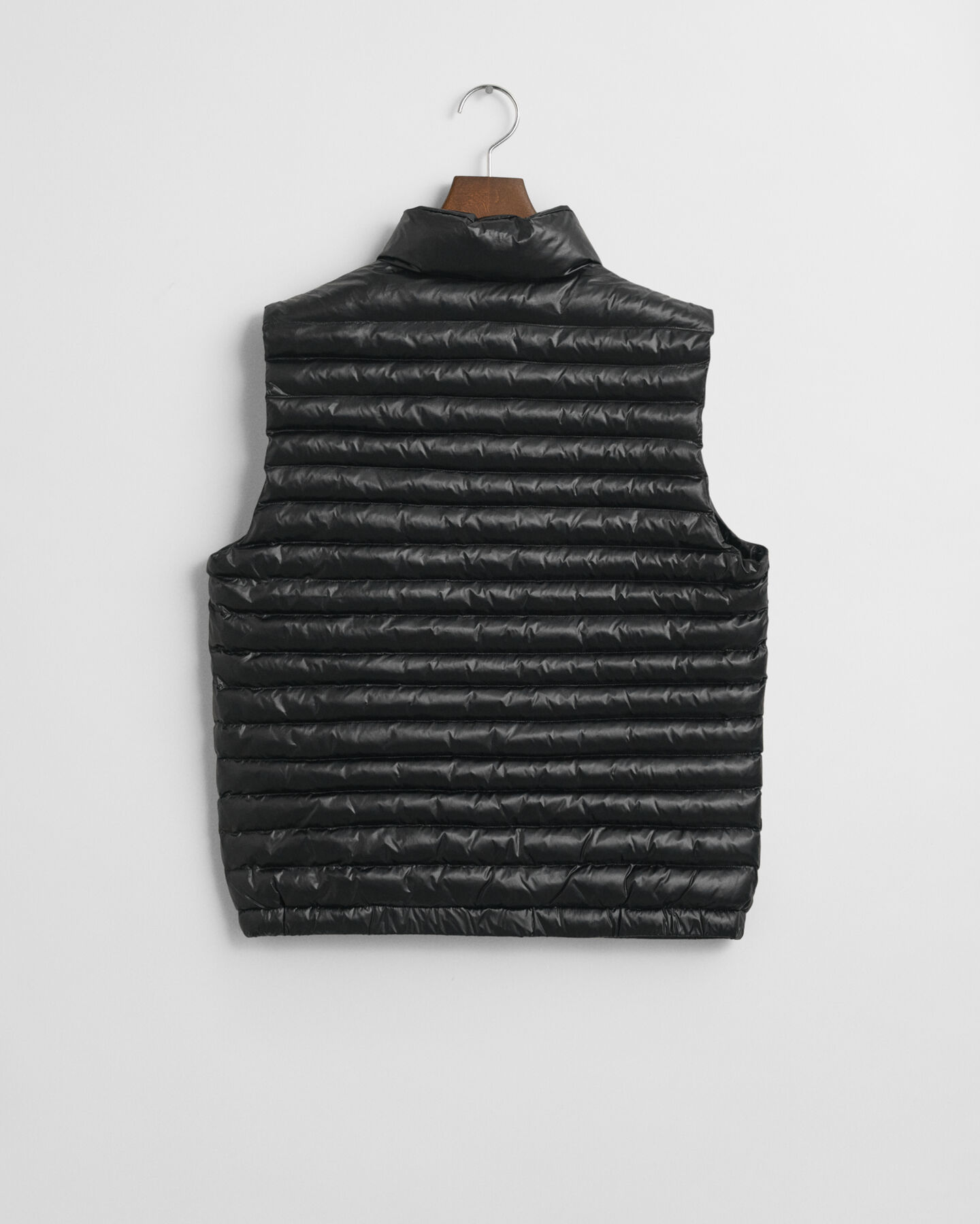 Teens glanzende lichtgewicht bodywarmer met wattering