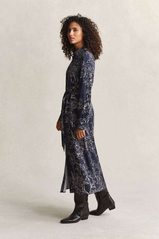 Overhemdjurk met bloemenprint