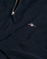 Teens Shield katoenen sweater met korte rits