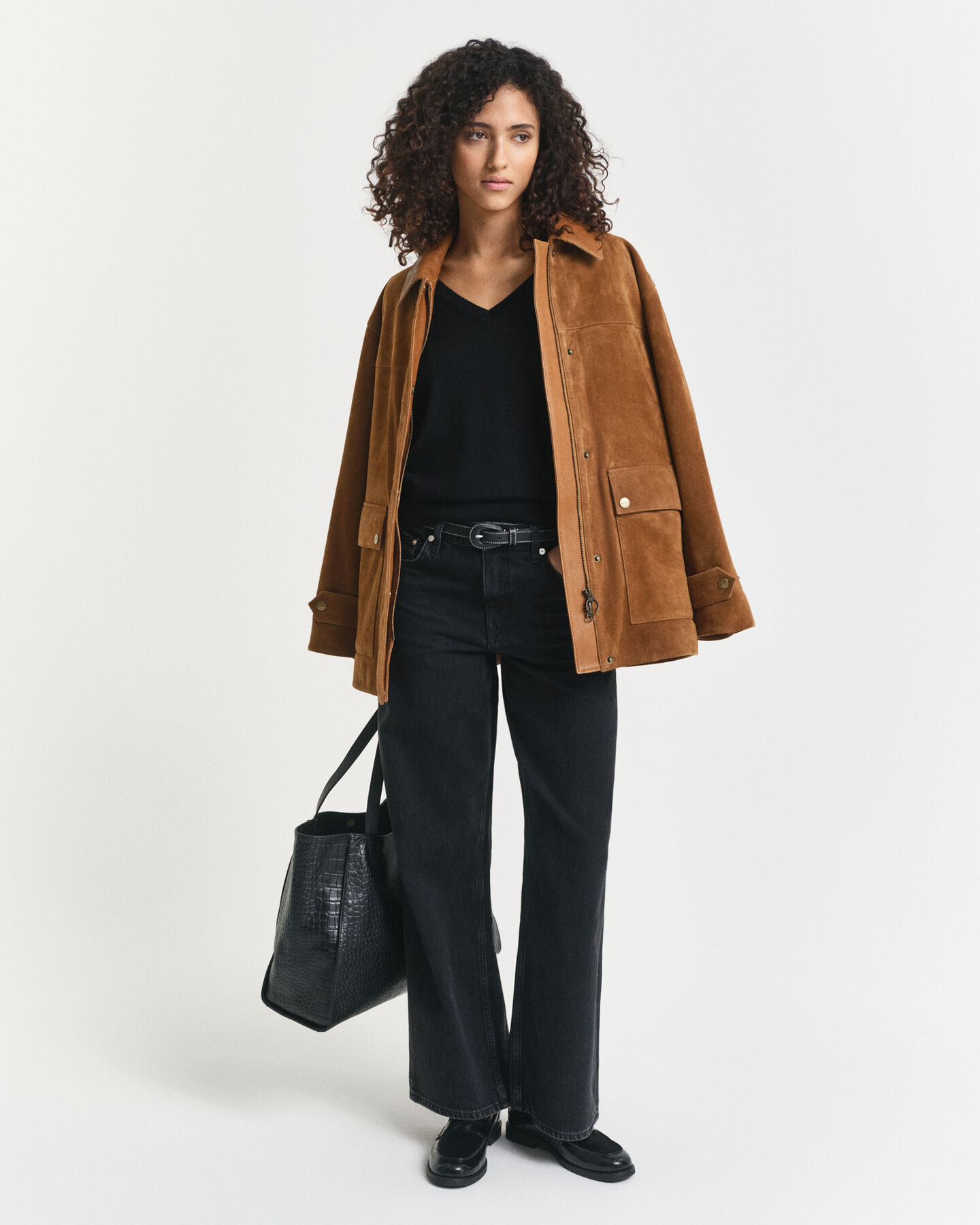 Trui met V-hals van extra zachte merinoswol