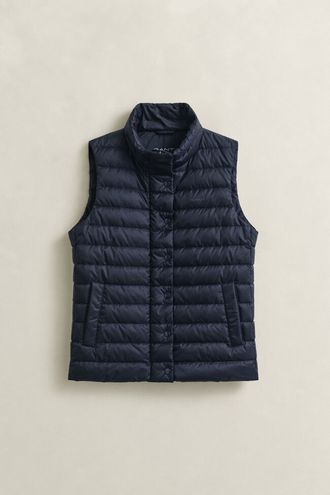 Lichte donsbodywarmer