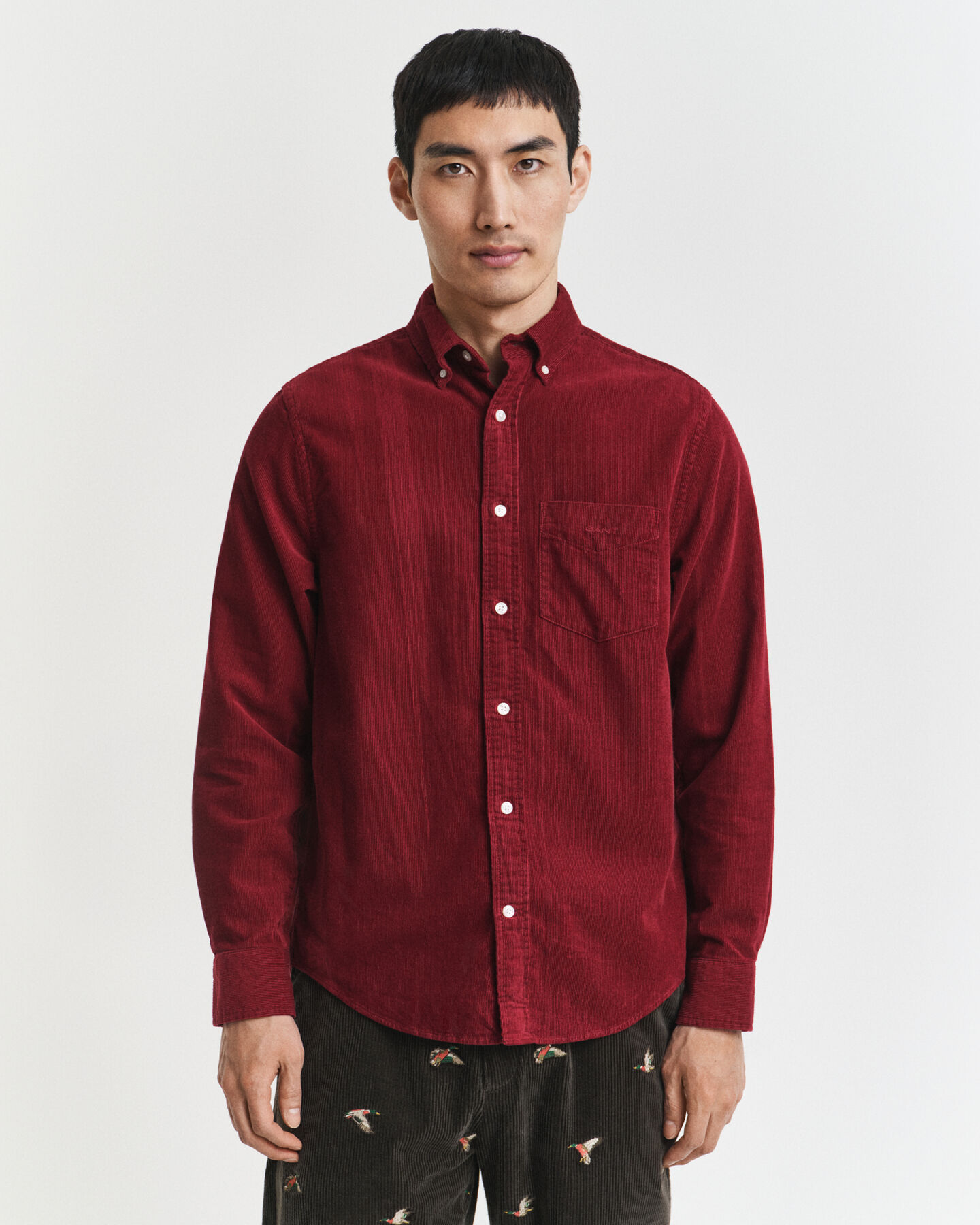 Regular Fit corduroy overhemd