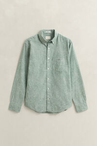 Overoverhemd van linnenmix