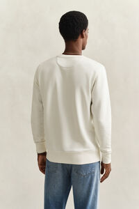 Shield sweatshirt met ronde hals