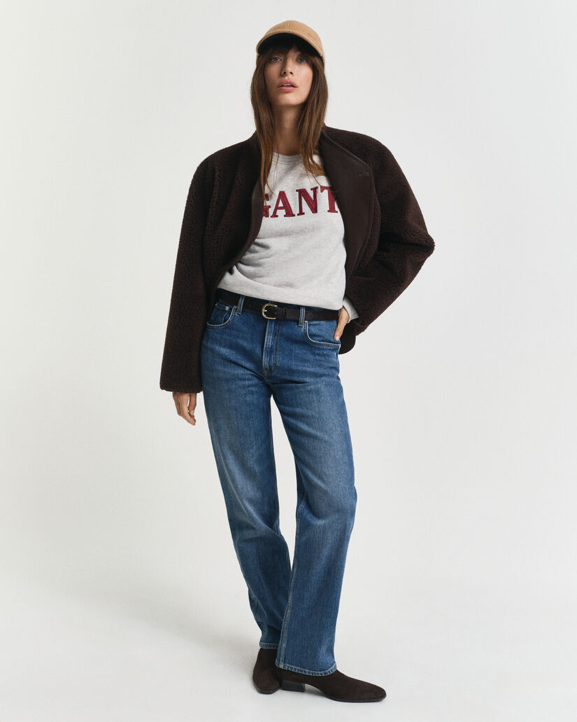 Graphic sweatshirt met ronde hals