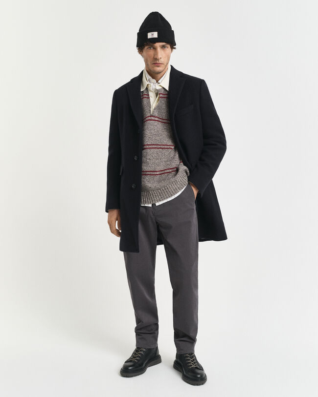 Regular Fit chino van keperstof