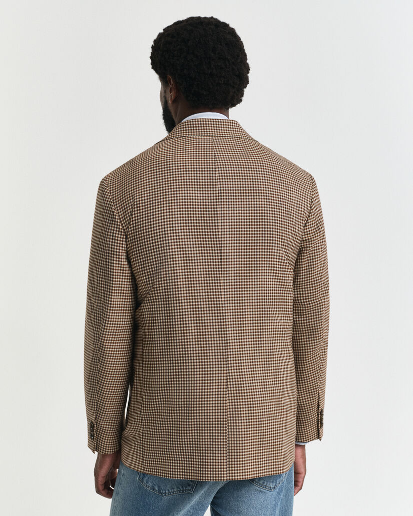 Relaxed Fit blazer met Gingham-ruitje