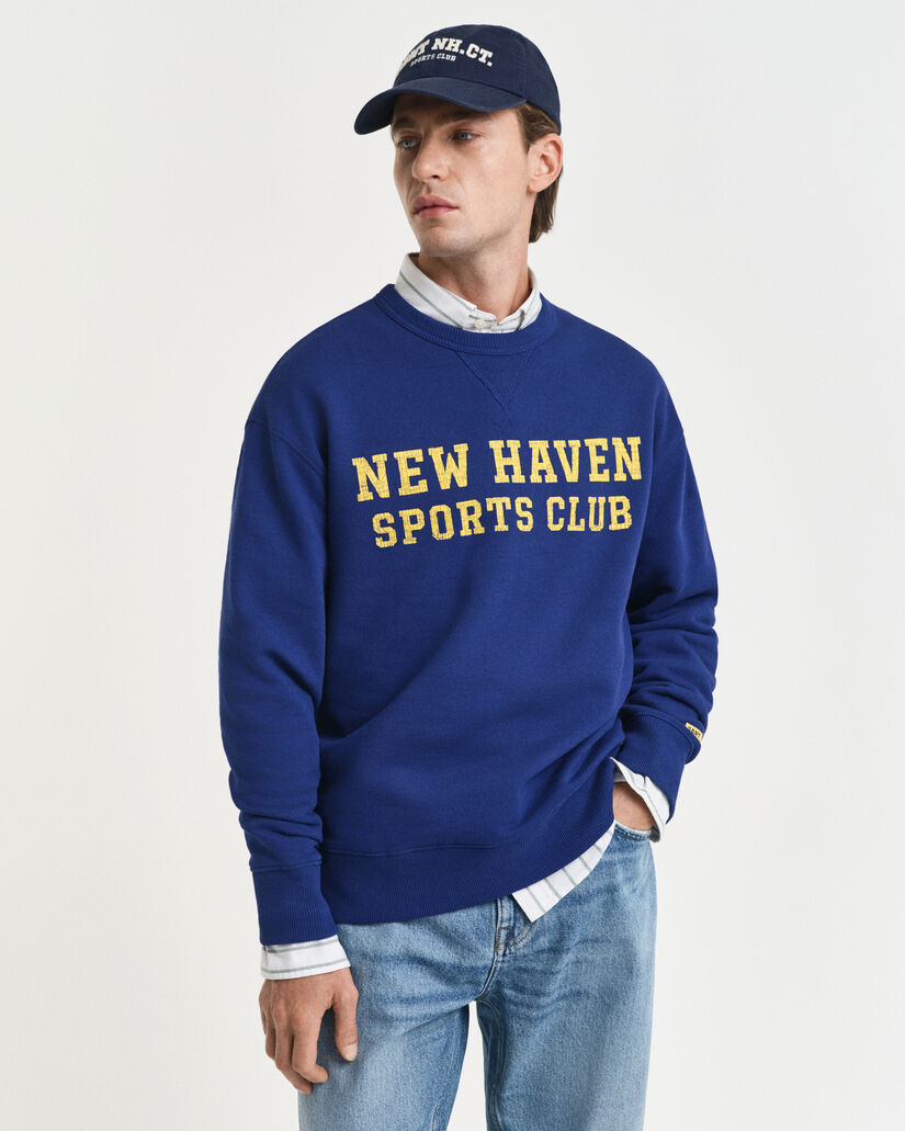 Graphic sweatshirt met ronde hals