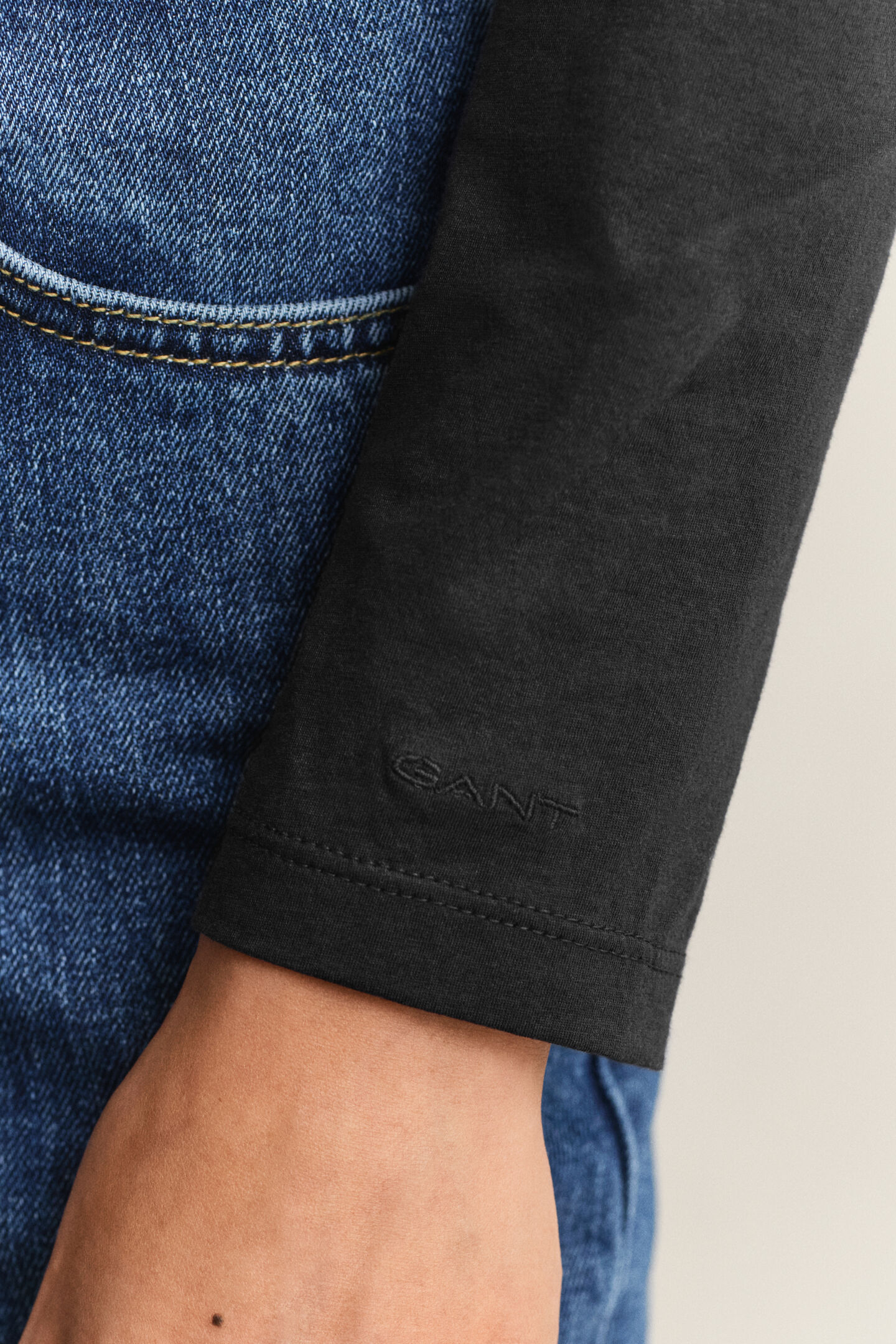 Katoenen T-shirt met lange mouwen