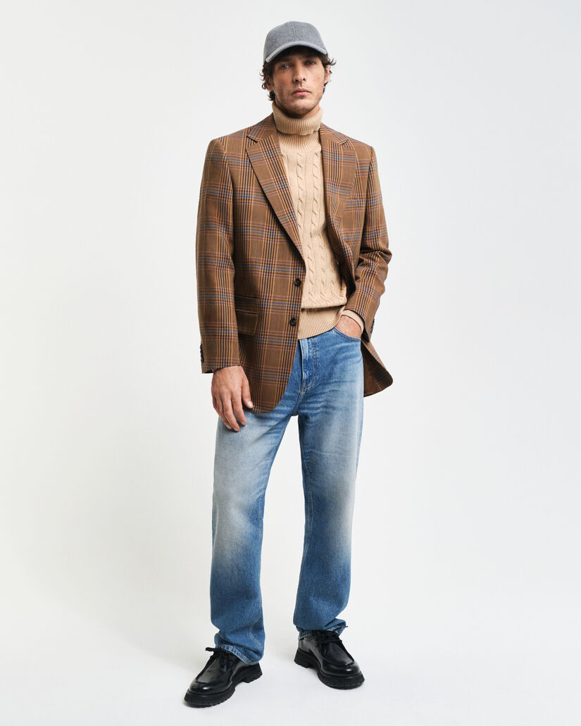 Katoenen kabelcoltrui